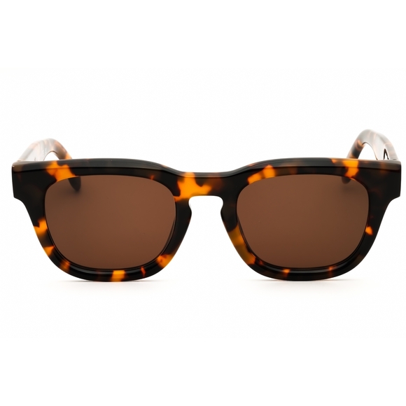 Palm Angels ECHO Sunglasses 6064 Havana acetate Rectangular